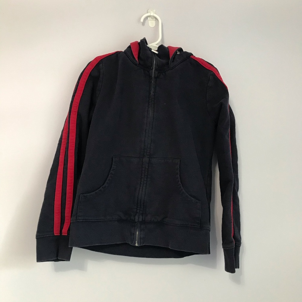 Roxy Girl Red and Navy Zip up Jacket